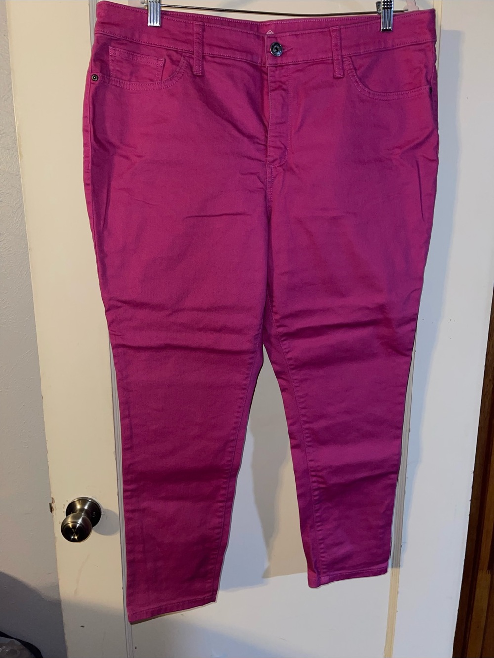 St. John's Bay Hot Pink Skinny Leg Pants